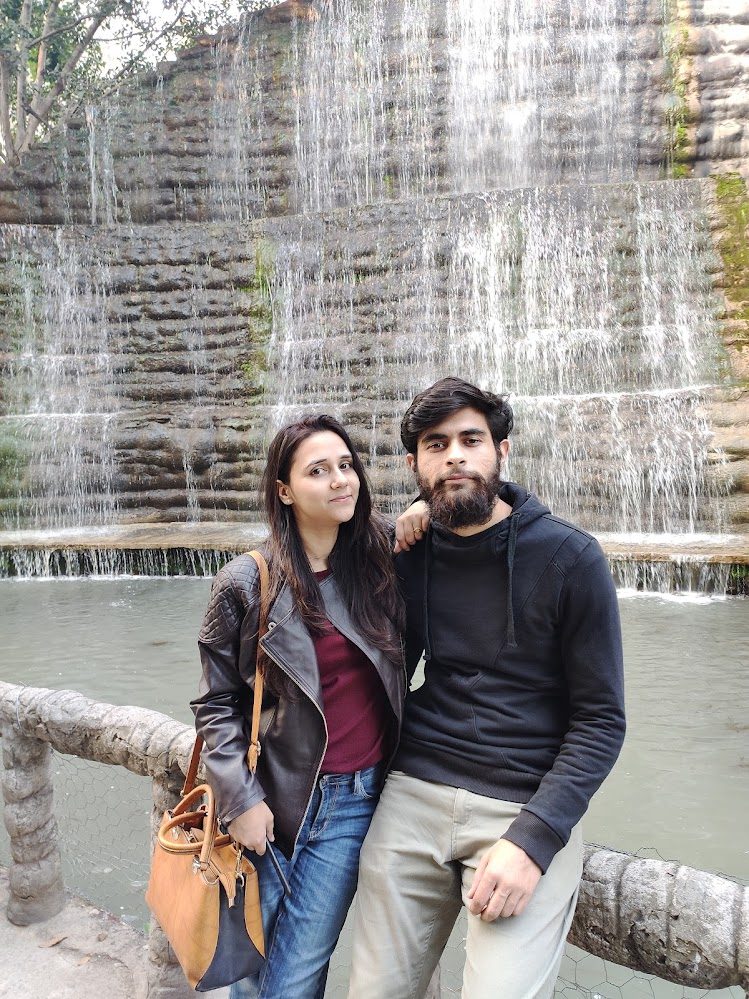Anju and Sant, chasing waterfalls