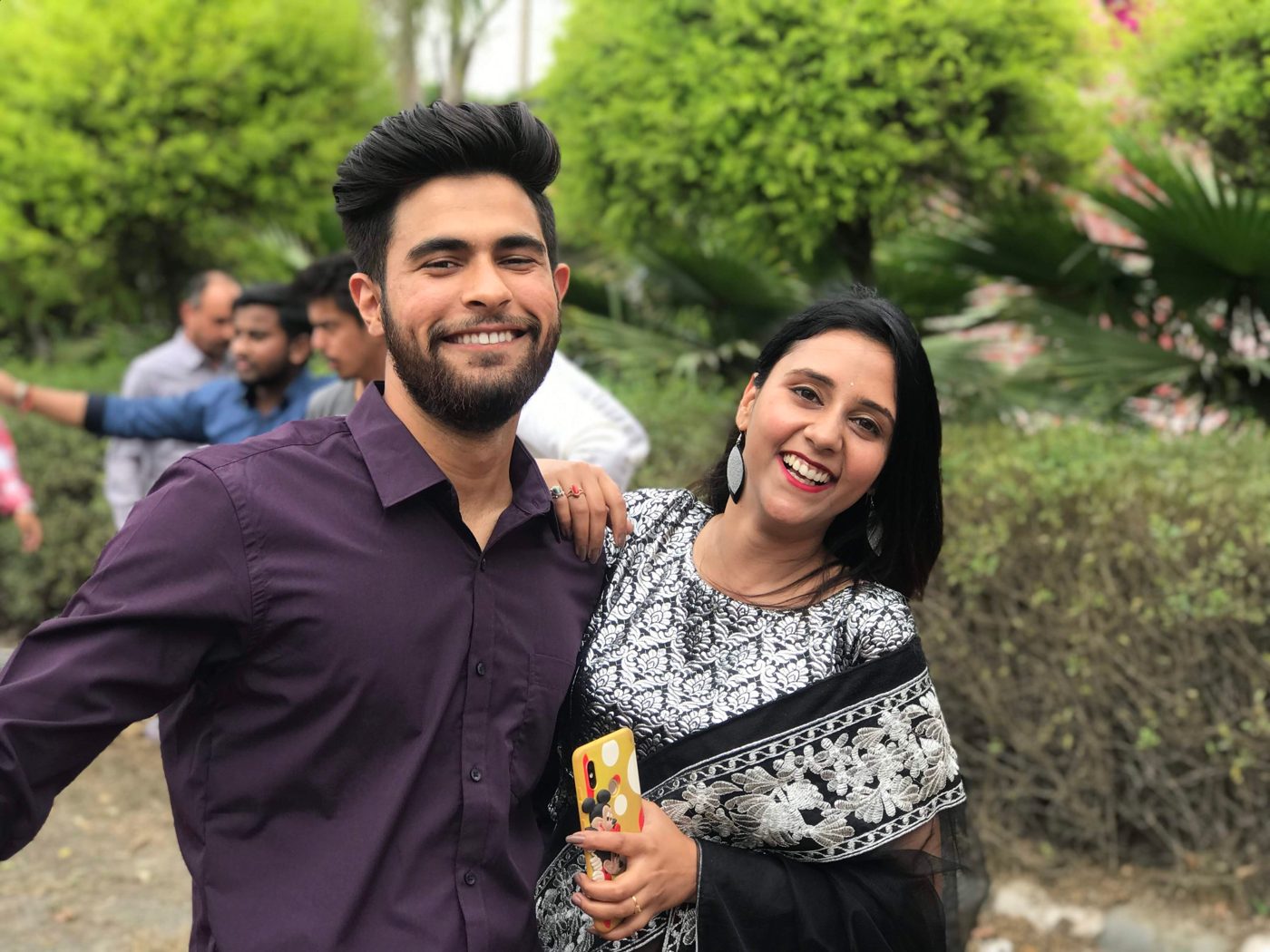 Anju and Sant, matching without trying